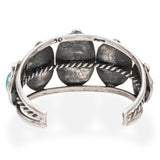 Lot of 4 Vintage DC Sterling Silver Turquoise Set w/ Squash Blossom Necklace