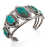 Lot of 4 Vintage DC Sterling Silver Turquoise Set w/ Squash Blossom Necklace