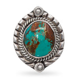 Lot of 4 Vintage DC Sterling Silver Turquoise Set w/ Squash Blossom Necklace