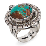 Lot of 4 Vintage DC Sterling Silver Turquoise Set w/ Squash Blossom Necklace