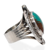 Lot of 4 Vintage DC Sterling Silver Turquoise Set w/ Squash Blossom Necklace