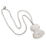 Vintage Navajo Tom Willetto Sterling Silver Turquoise Pendant Necklace