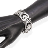 Vintage Los Ballesteros Taxco Sterling Silver Sculptural Link Bracelet