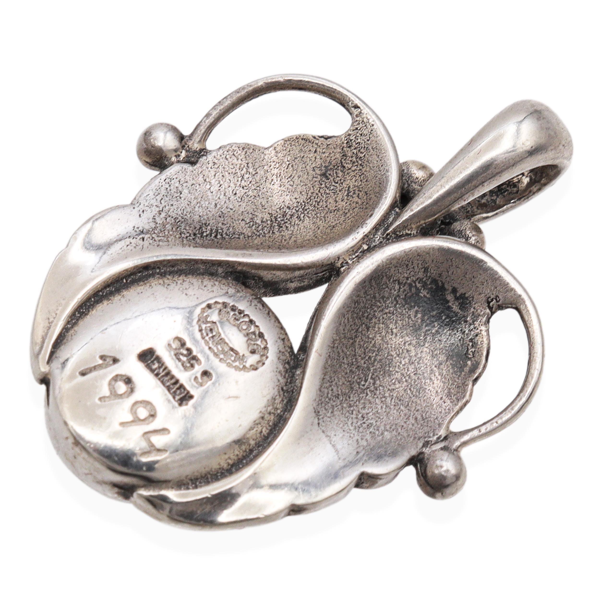 Georg Jensen Sterling Silver 1994 Annual Pendant