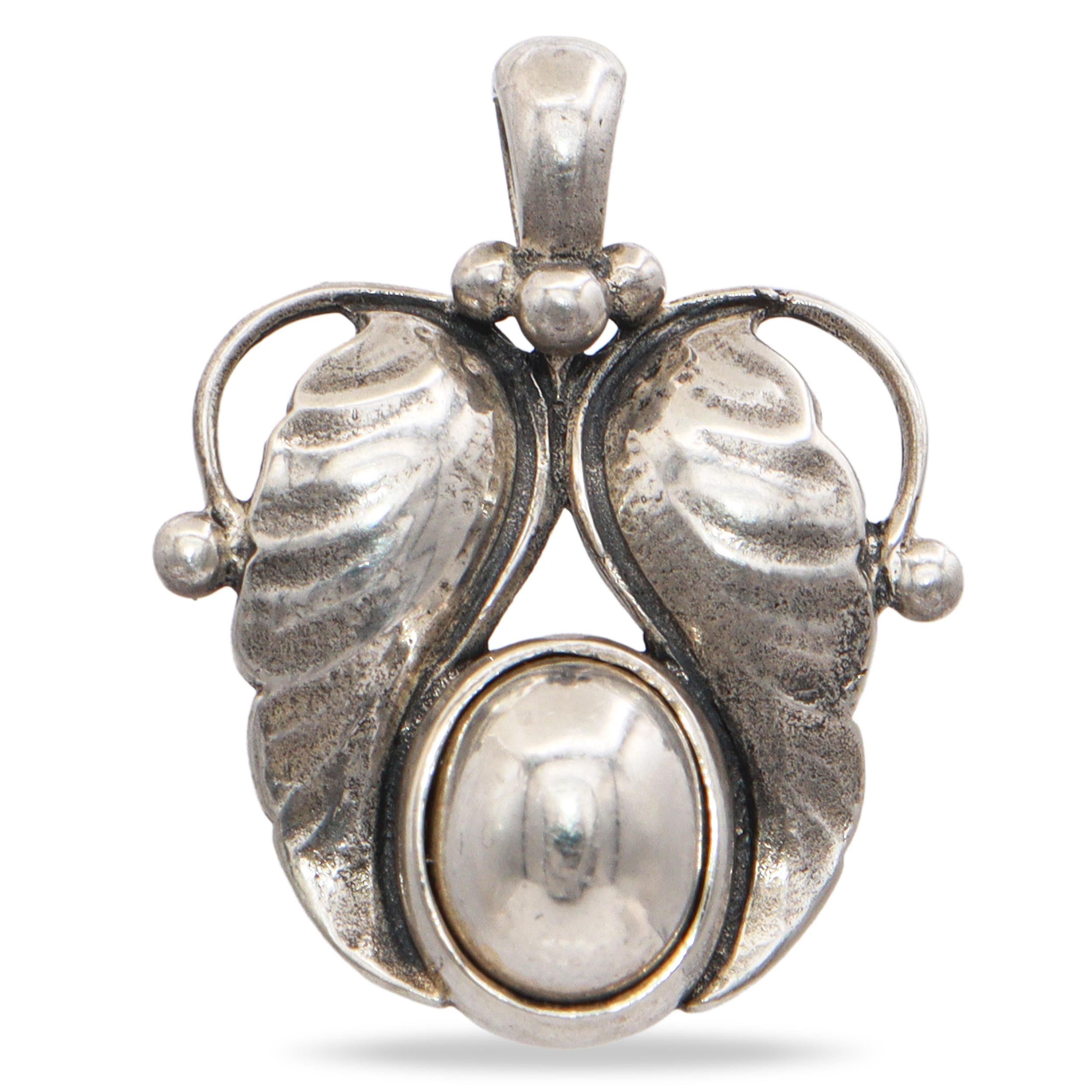 Georg Jensen Sterling Silver 1994 Annual Pendant