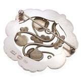 Georg Jensen Sterling Silver Moonlight Blossom No. 159 Brooch