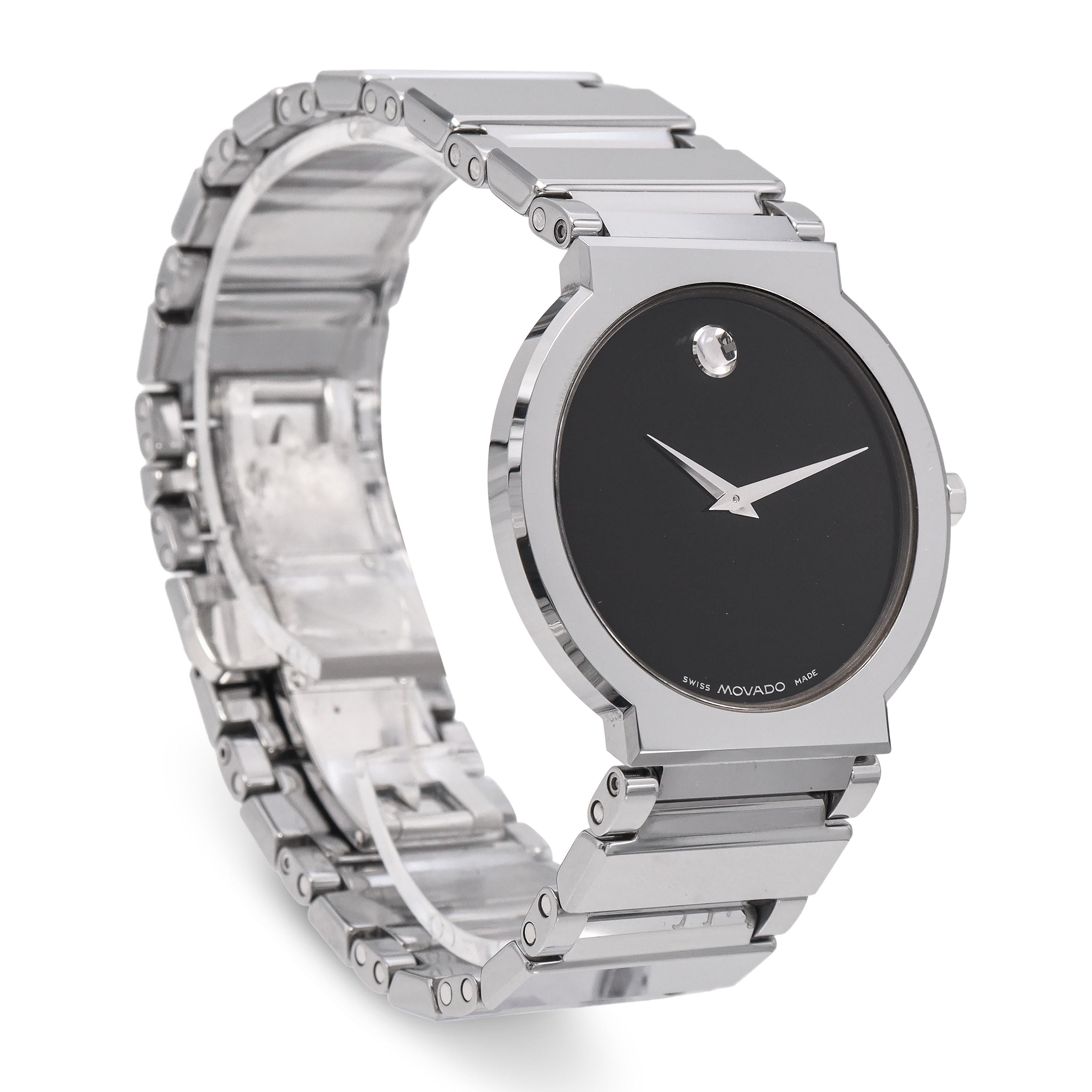 Movado Valor Tungsten Carbide Quartz Men's Watch Ref. 89.06.1871
