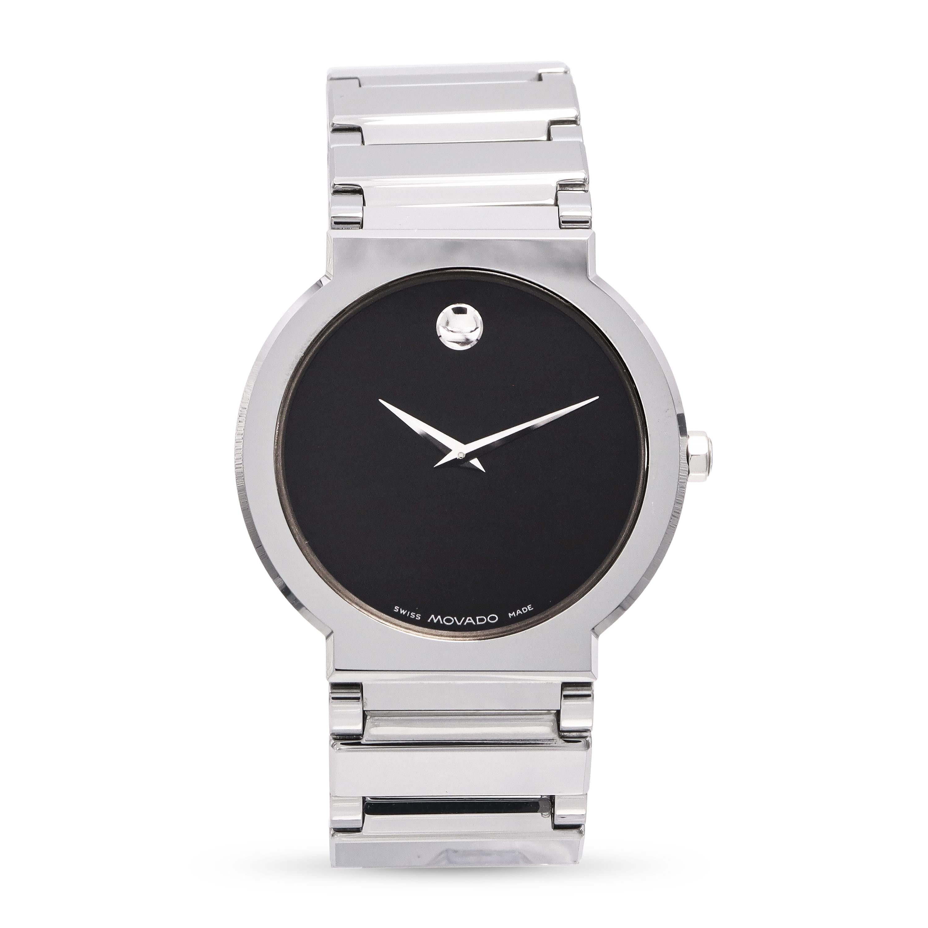 Movado Valor Tungsten Carbide Quartz Men's Watch Ref. 89.06.1871