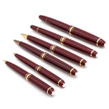 Set of 6 Montblanc Meisterstuck Writing Set with Leather Pouch