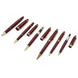 Set of 6 Montblanc Meisterstuck Writing Set with Leather Pouch