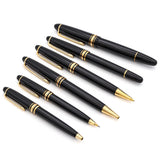 Set of 6 Montblanc Meisterstuck Fountain Ballpoint Pen Pencil with Leather Pouch