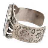 Vintage Southwestern 1882 Morgan Silver Dollar Sterling Cuff Bracelet