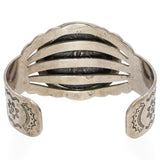 Vintage Southwestern 1882 Morgan Silver Dollar Sterling Cuff Bracelet