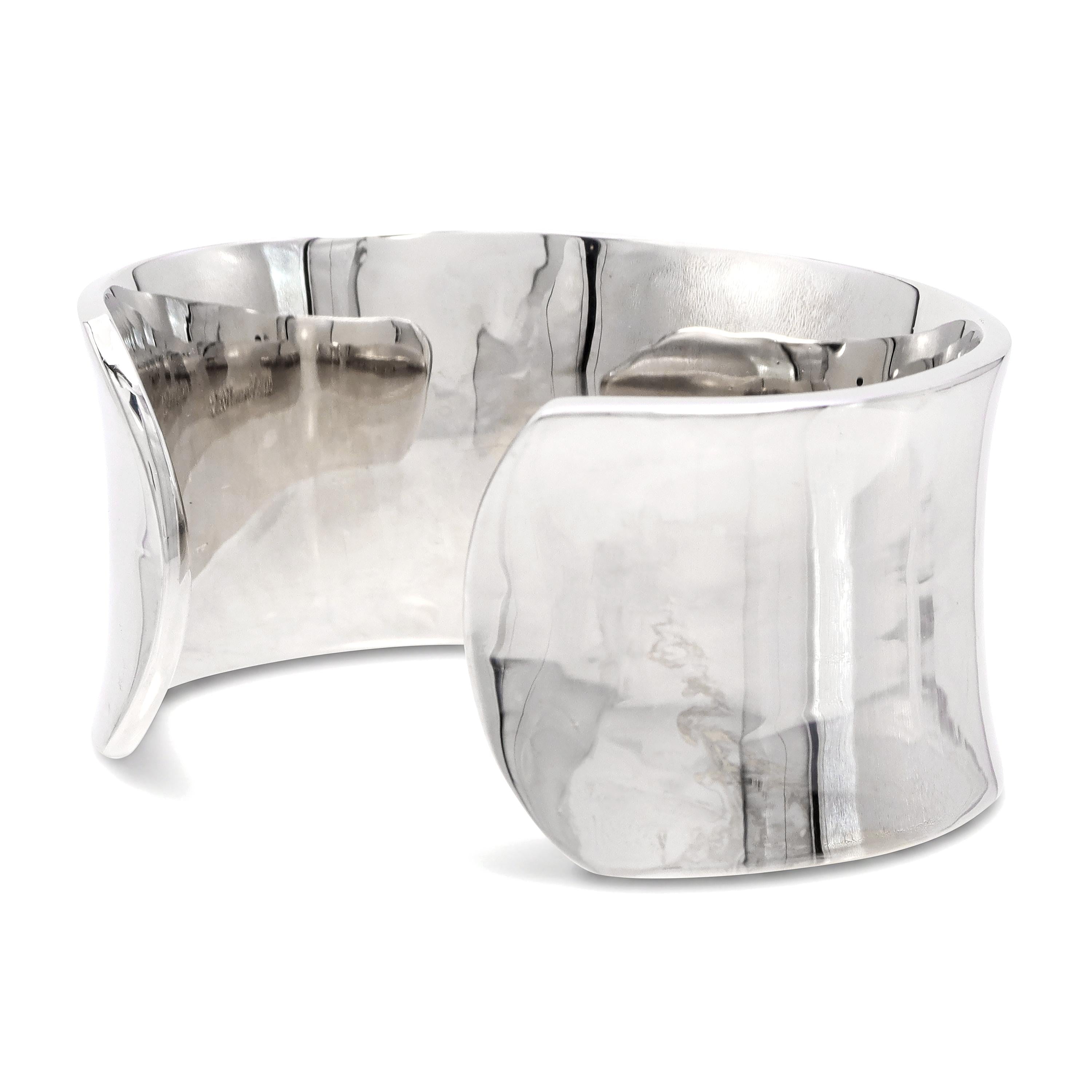 Tiffany & Co. 1837 Sterling Silver Wide Cuff Bracelet