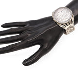 Vintage Southwestern 1882 Morgan Silver Dollar Sterling Cuff Bracelet