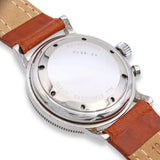 Vintage Croton Nivada Grenchen Wanderer Stainless Steel Alarm Men's Watch