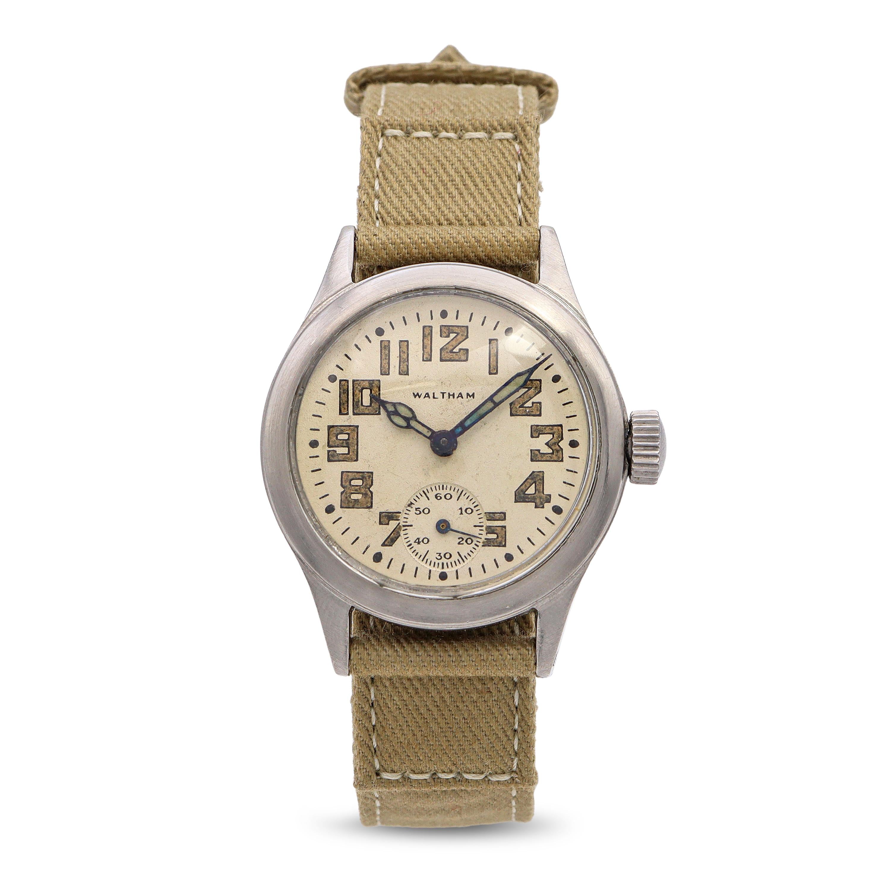 Vintage Waltham ORD DEPT WWII U.S. Military Men's Watch