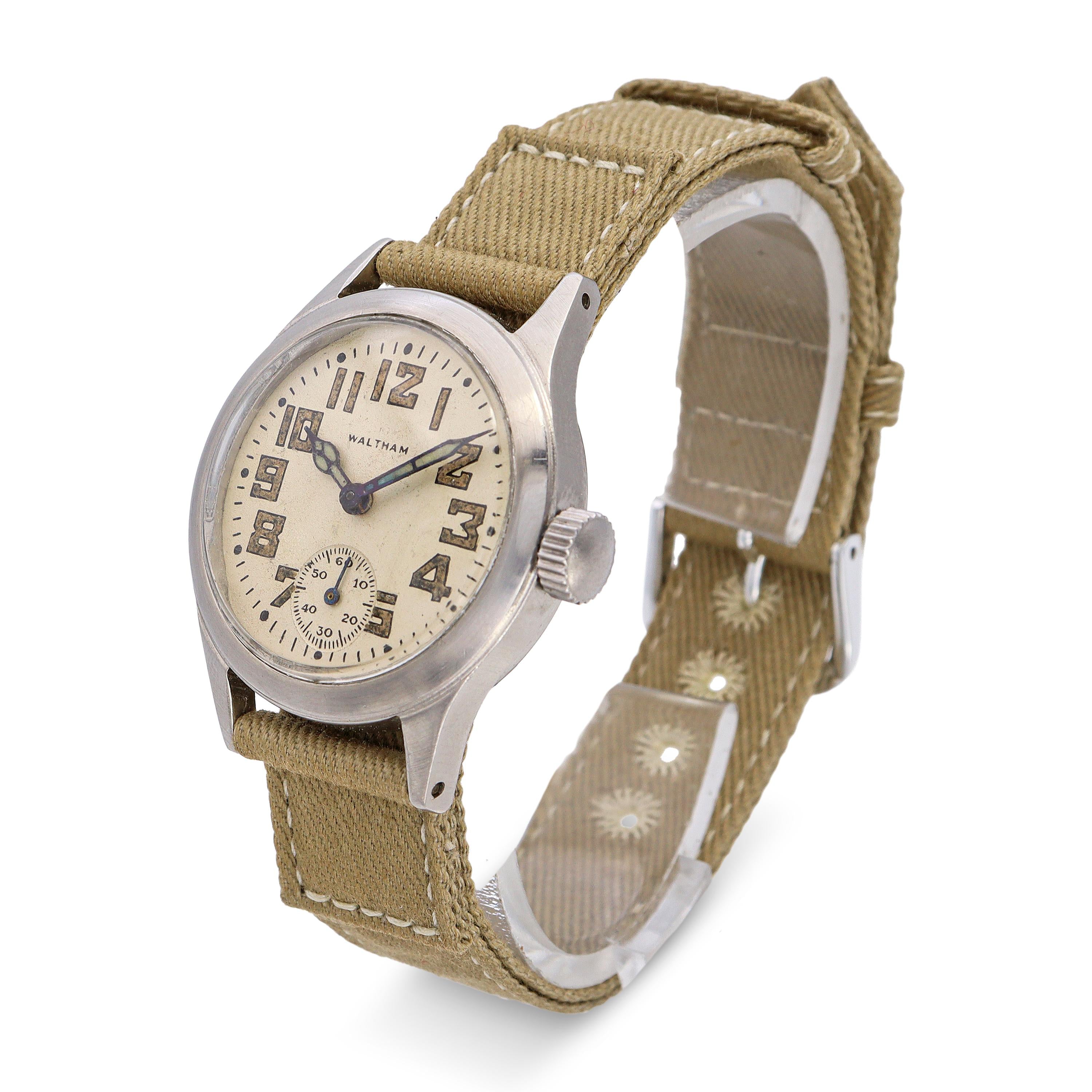 Vintage Waltham ORD DEPT WWII U.S. Military Men's Watch