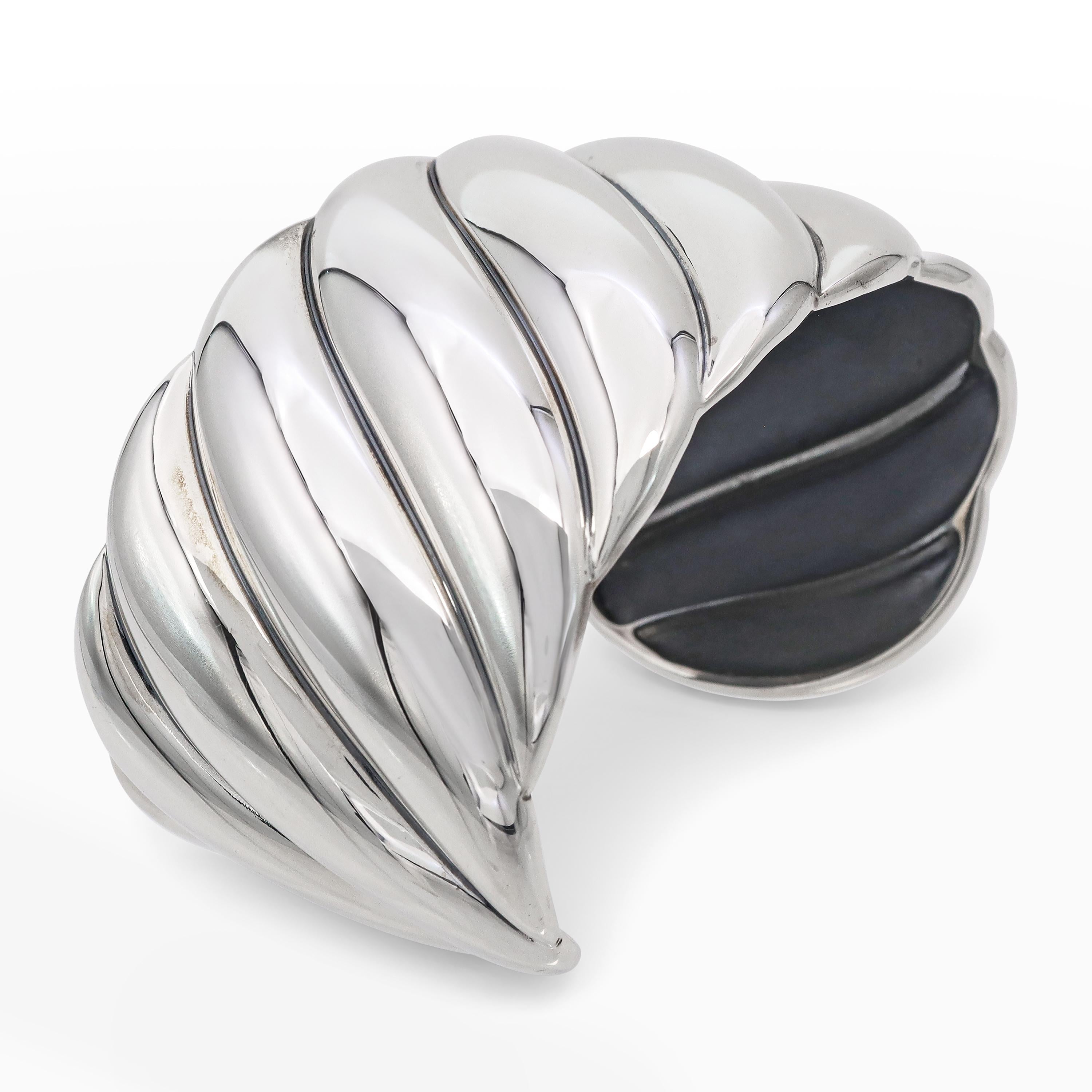 David Yurman Sculpted Cable Cuff Bracelet in Sterling Silver