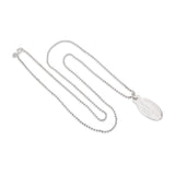 Tiffany & Co. Return to Tiffany Sterling Silver Oval Dog Tag Necklace