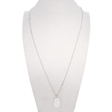 Tiffany & Co. Return to Tiffany Sterling Silver Oval Dog Tag Necklace
