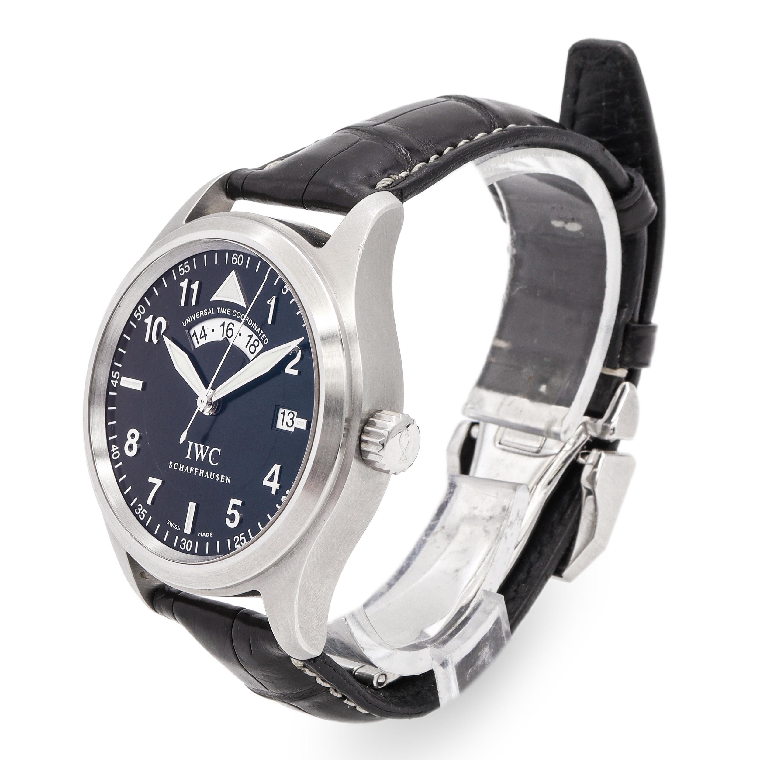 IWC Schaffhausen Pilot Spitfire UTC Stainless Steel Automatic Men’s Watch