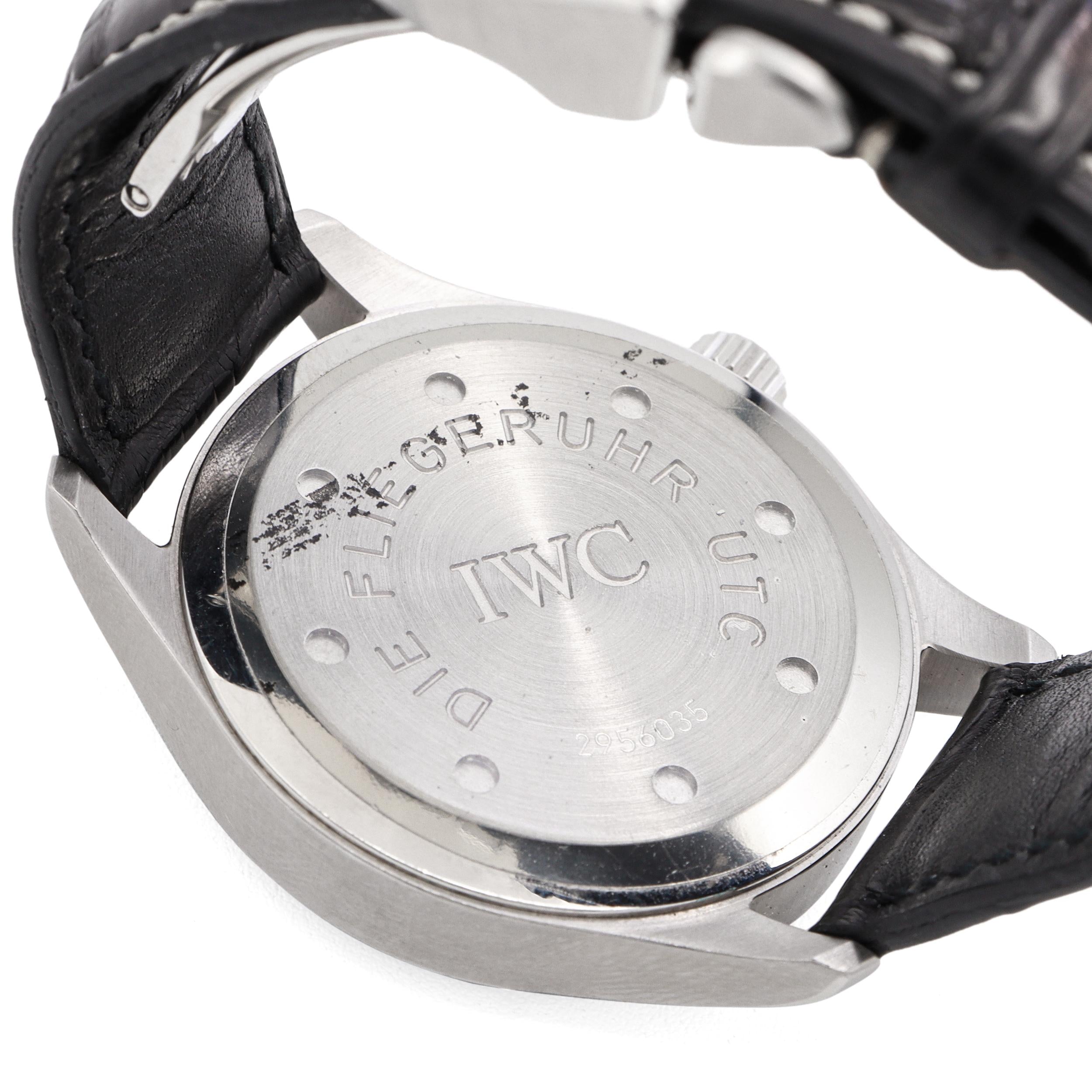 IWC Schaffhausen Pilot Spitfire UTC Stainless Steel Automatic Men’s Watch