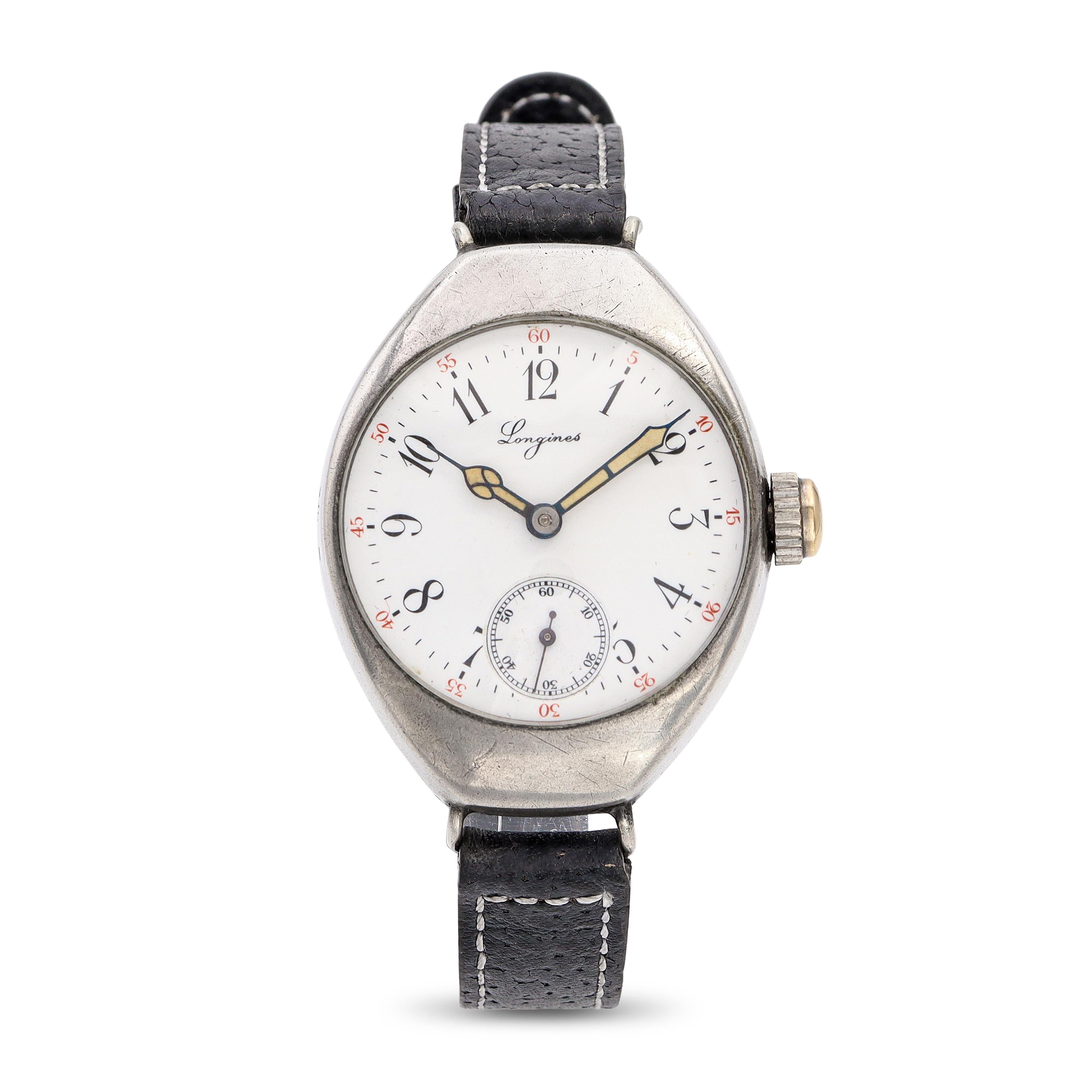 Vintage Longines 800 Silver Hand-Wind Men's Watch