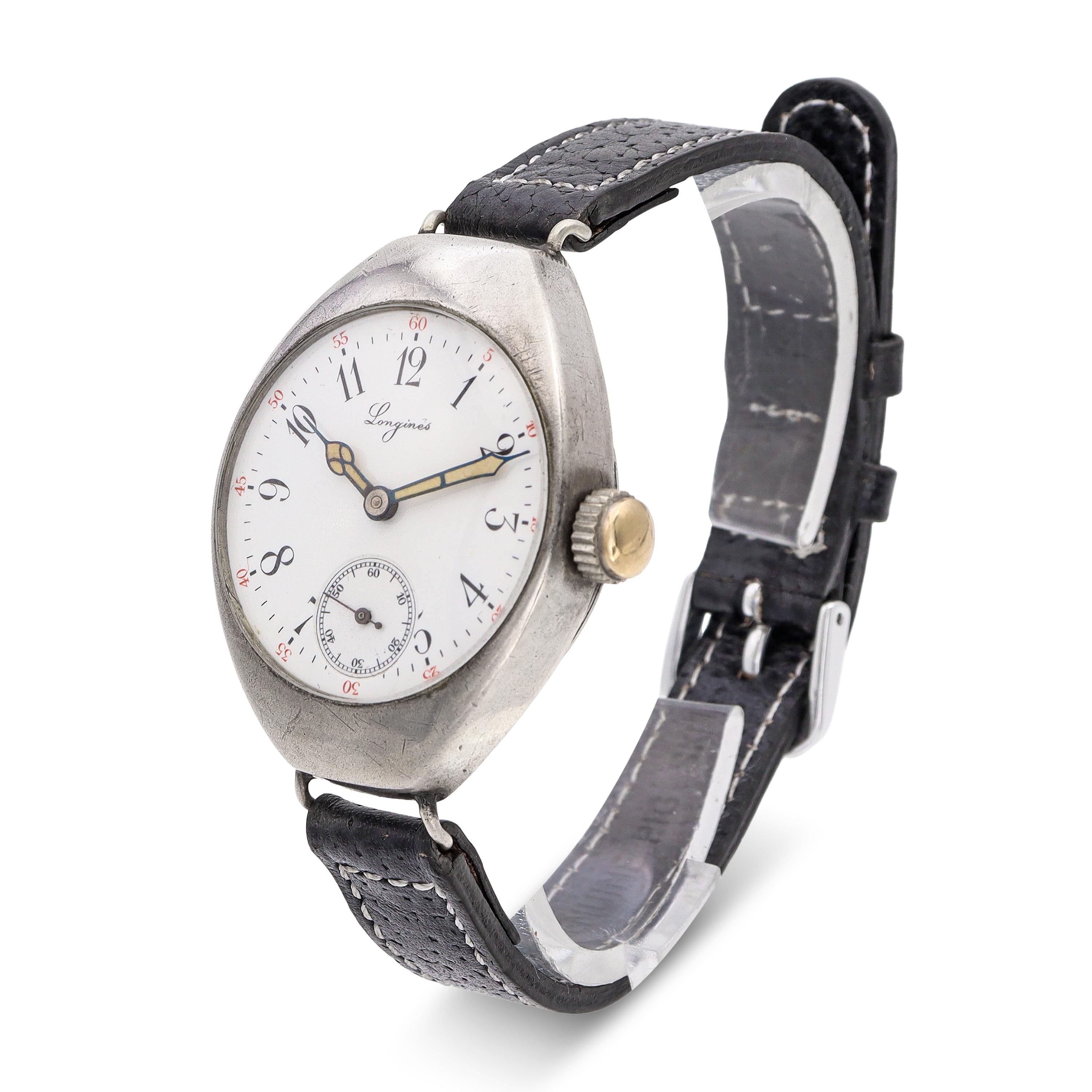 Vintage Longines 800 Silver Hand-Wind Men's Watch