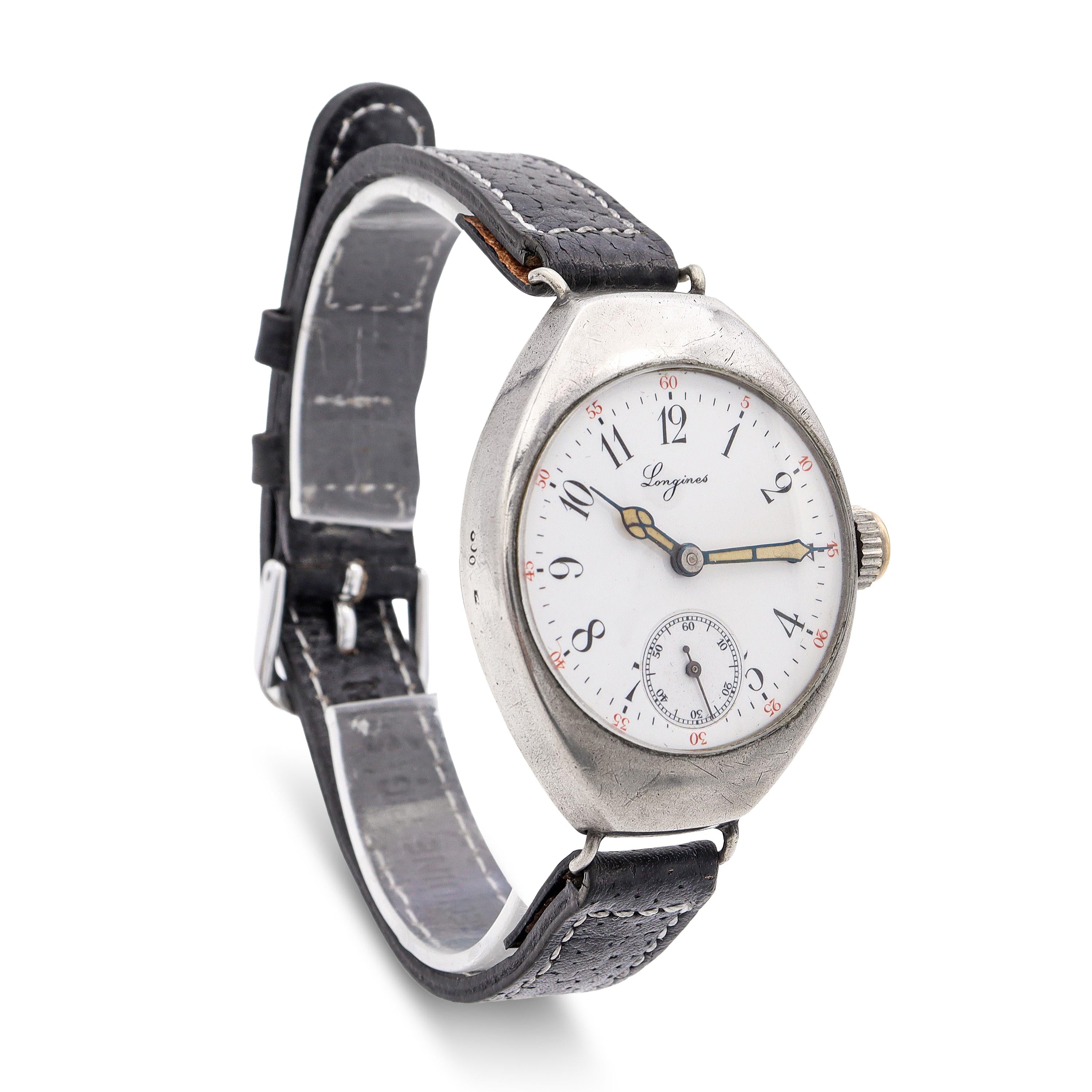 Vintage Longines 800 Silver Hand-Wind Men's Watch