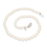 Mikimoto 18k White Gold Graduated Pearl Strand Necklace