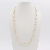 Vintage 14k Yellow Gold Pearl Beaded Strand Necklace & Bracelet Set