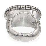 John Hardy Sterling Silver & 18K Yellow Gold Oval Floral Ring