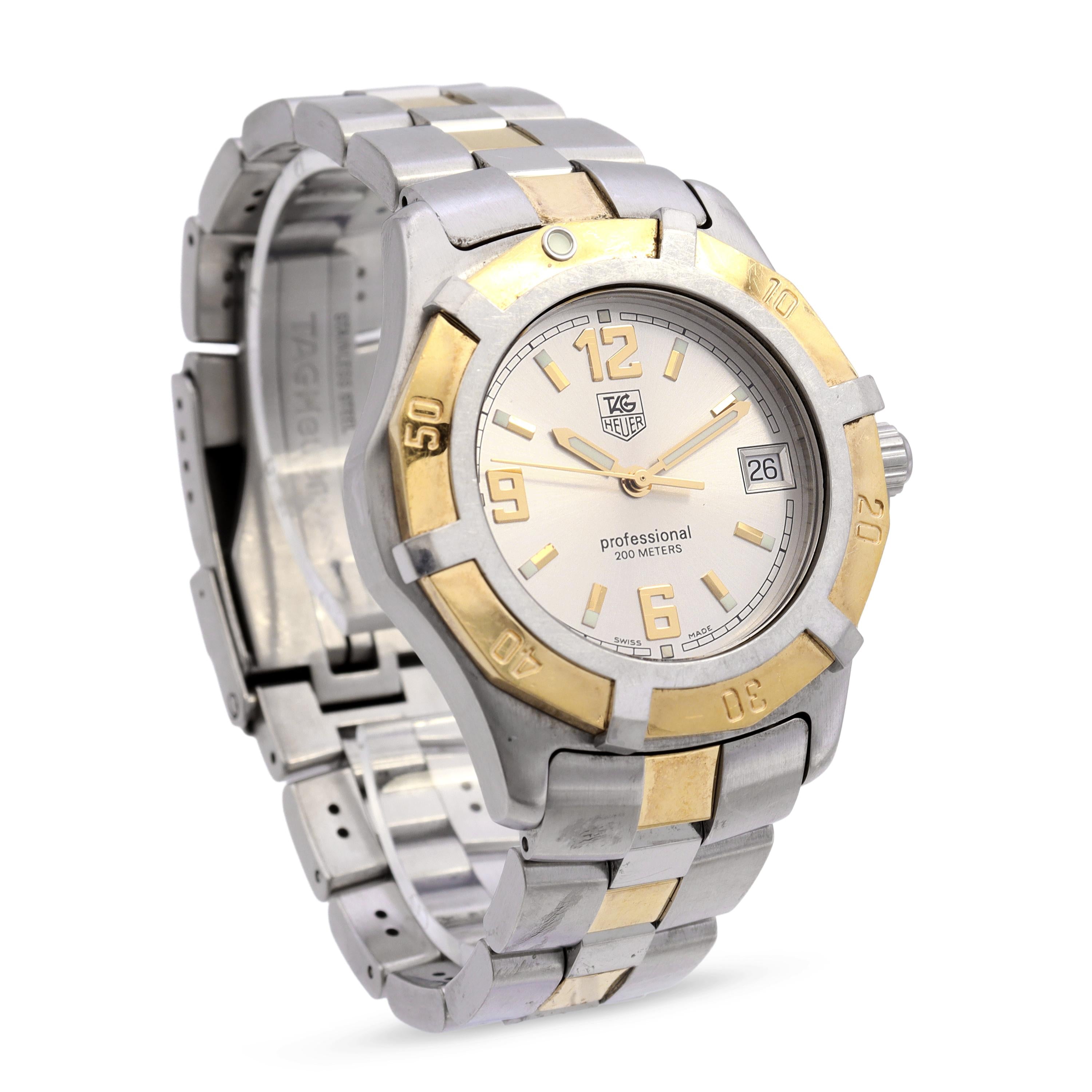 TAG Heuer 2000 Exclusive Professional 200M Date Quartz Men's Watch Ref. WN1153