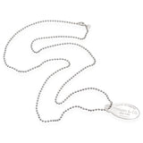Tiffany & Co. Sterling Silver “Please Return To” Oval Tag Pendant Necklace