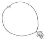 David Yurman Sterling Silver & 14K Yellow Gold Turtle Pendant Necklace