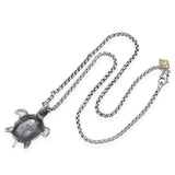 David Yurman Sterling Silver & 14K Yellow Gold Turtle Pendant Necklace