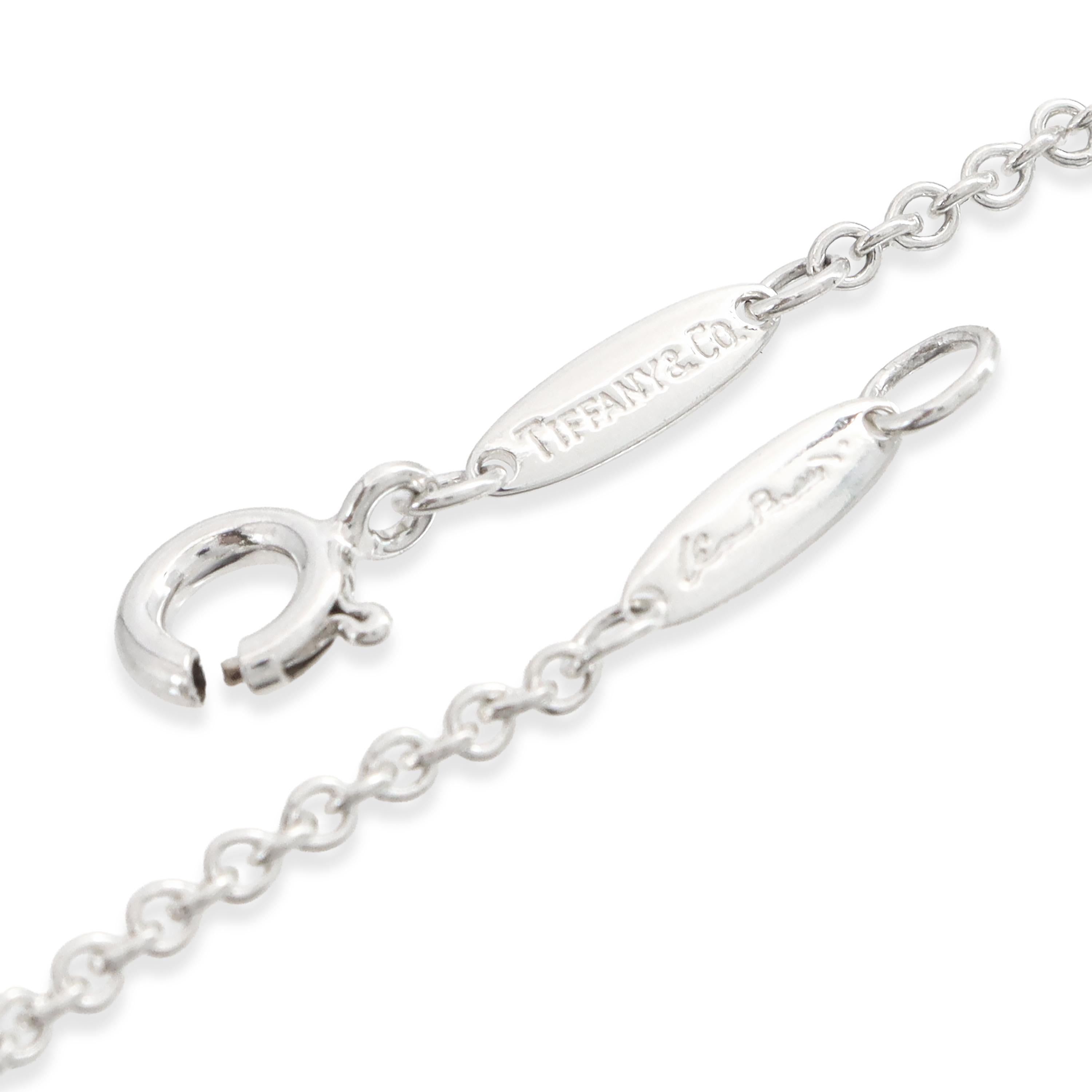 Tiffany & Co. Elsa Peretti Teardrops Sterling Silver Necklace