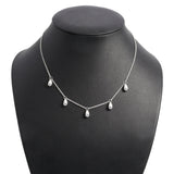 Tiffany & Co. Elsa Peretti Teardrops Sterling Silver Necklace
