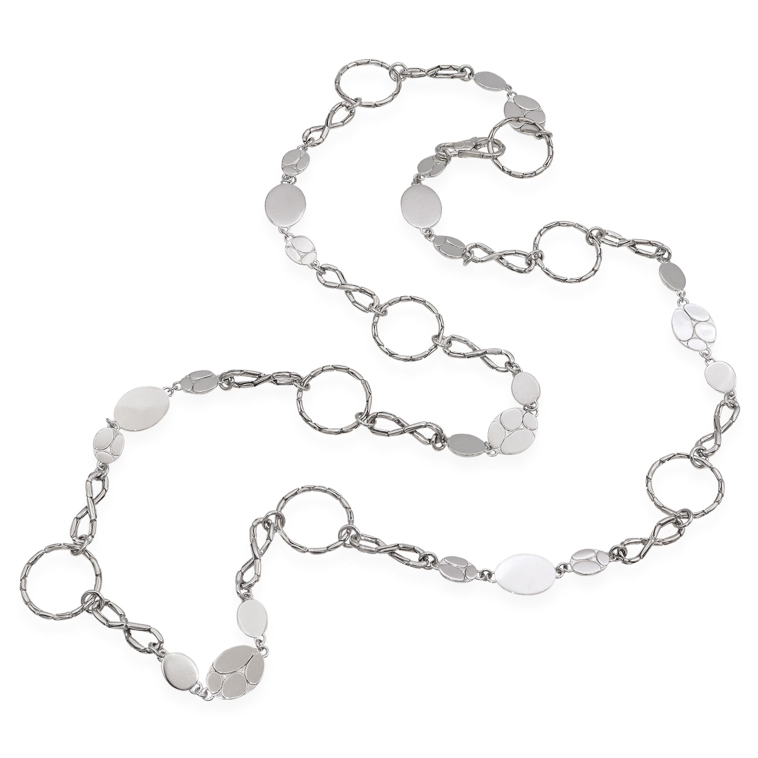 John Hardy Kali Round-Link Infinity Sterling Silver Necklace