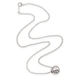 Tiffany & Co. Sterling Silver Bead Ball Pendant Necklace