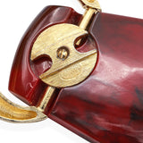 Vintage Lanvin Lucite Interchangeable Pendant Set Necklace