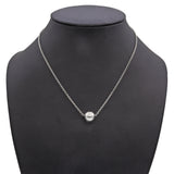 Tiffany & Co. Sterling Silver Bead Ball Pendant Necklace