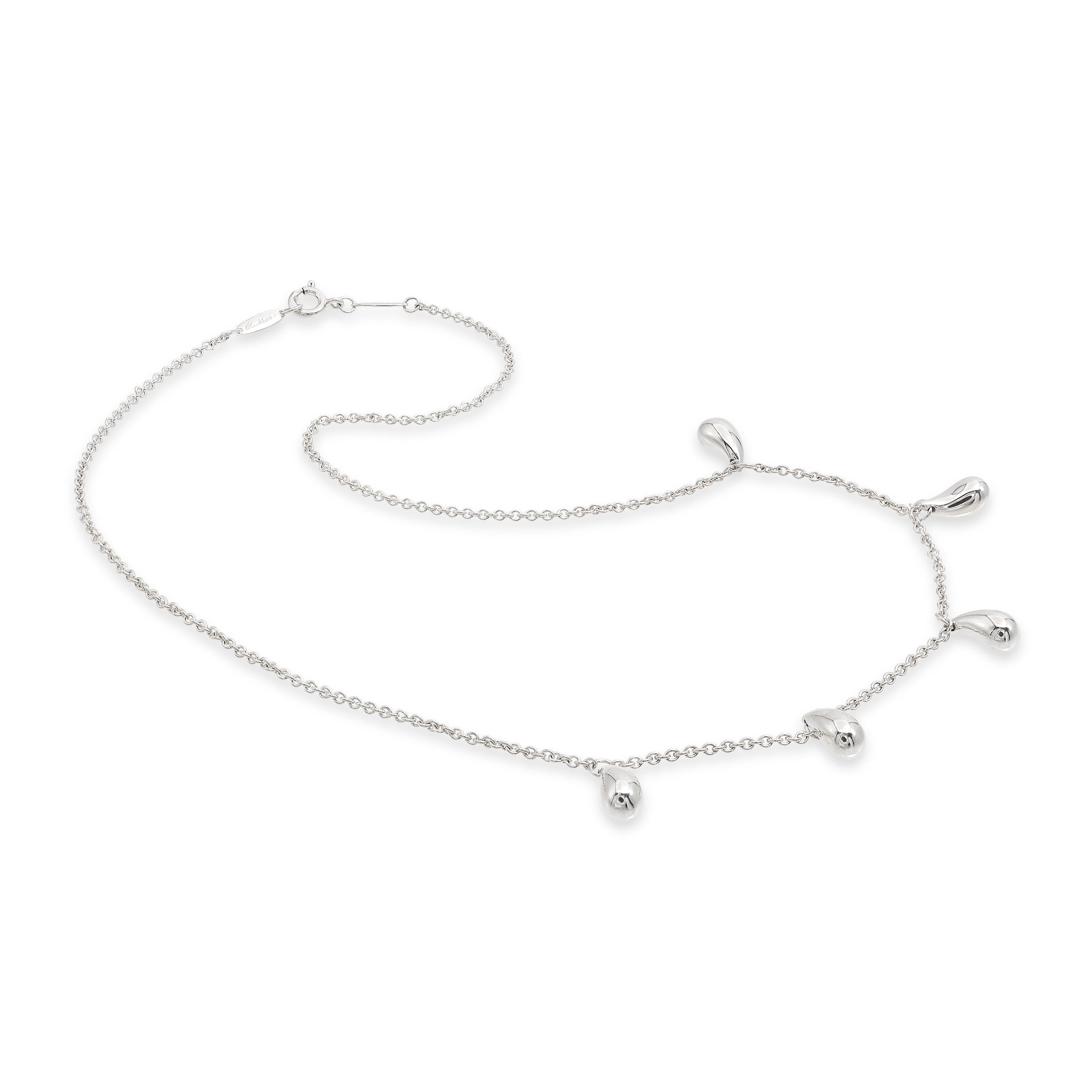 Tiffany & Co. Elsa Peretti Teardrops Sterling Silver Necklace