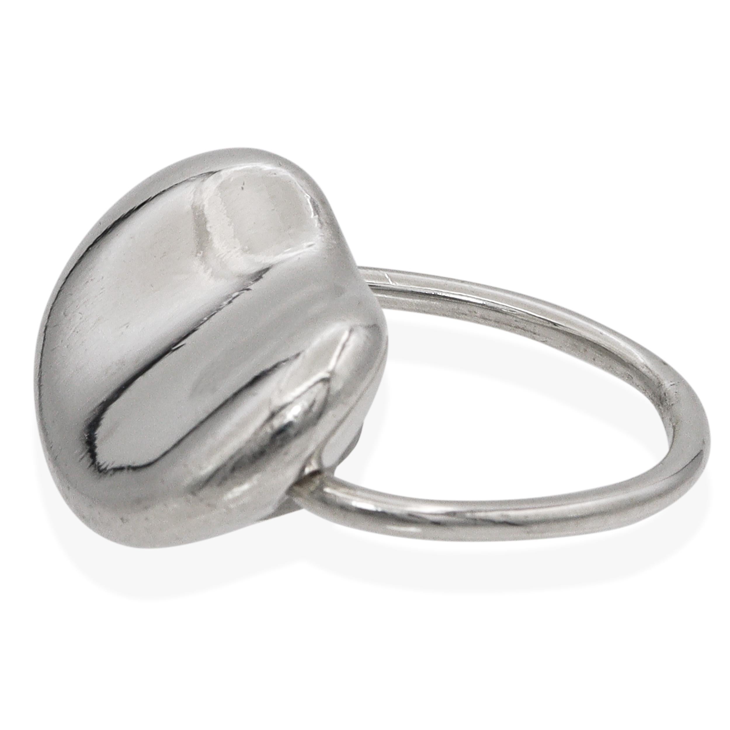 Tiffany & Co. Elsa Peretti Sterling Silver Large Bean Ring