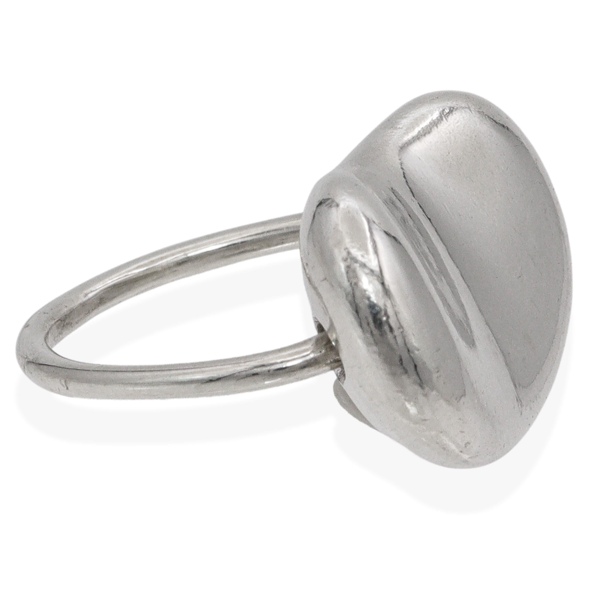 Tiffany & Co. Elsa Peretti Sterling Silver Large Bean Ring