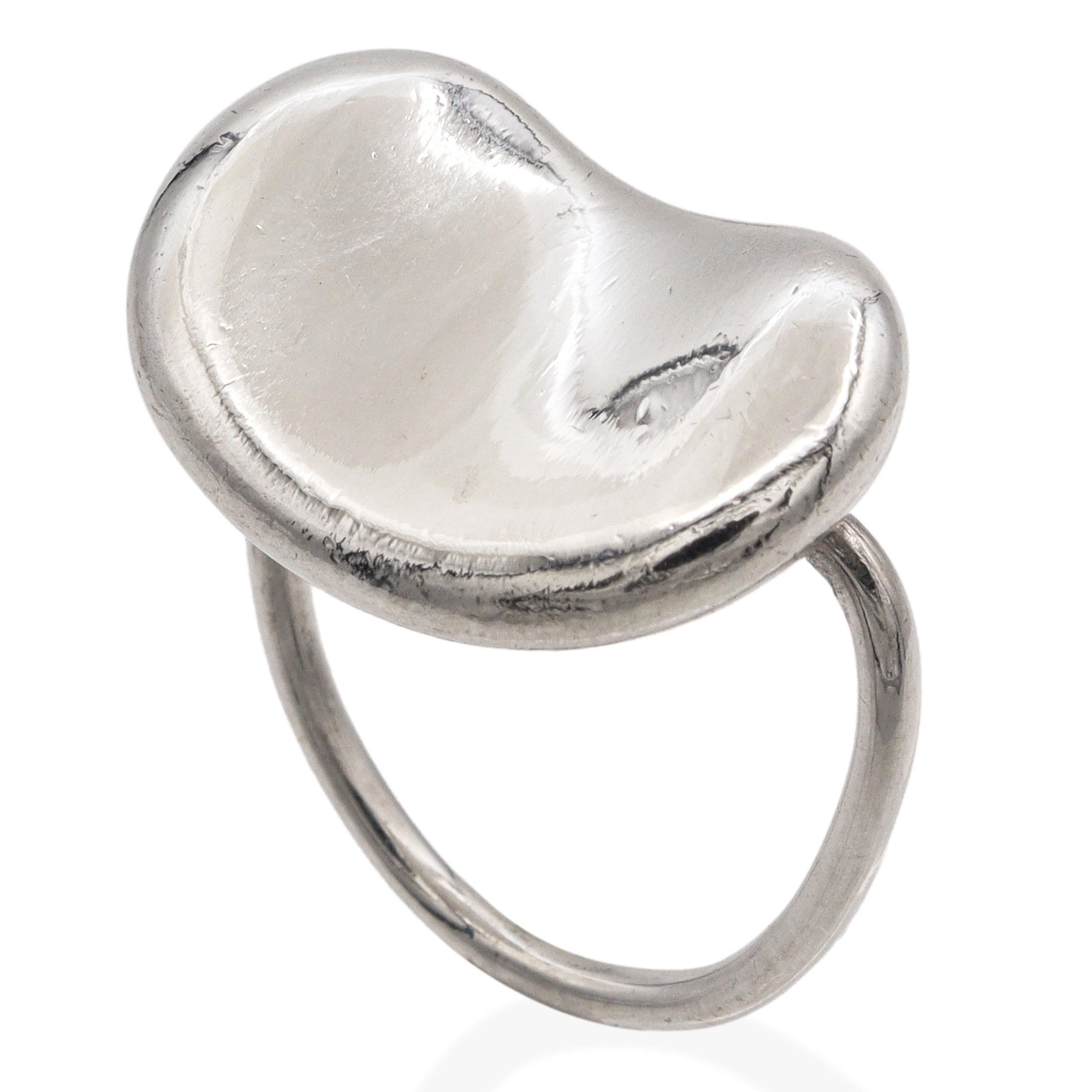 Tiffany & Co. Elsa Peretti Sterling Silver Large Bean Ring