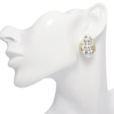 LAGOS Caviar Sterling Silver & 18k Yellow Gold Clip-On Earrings