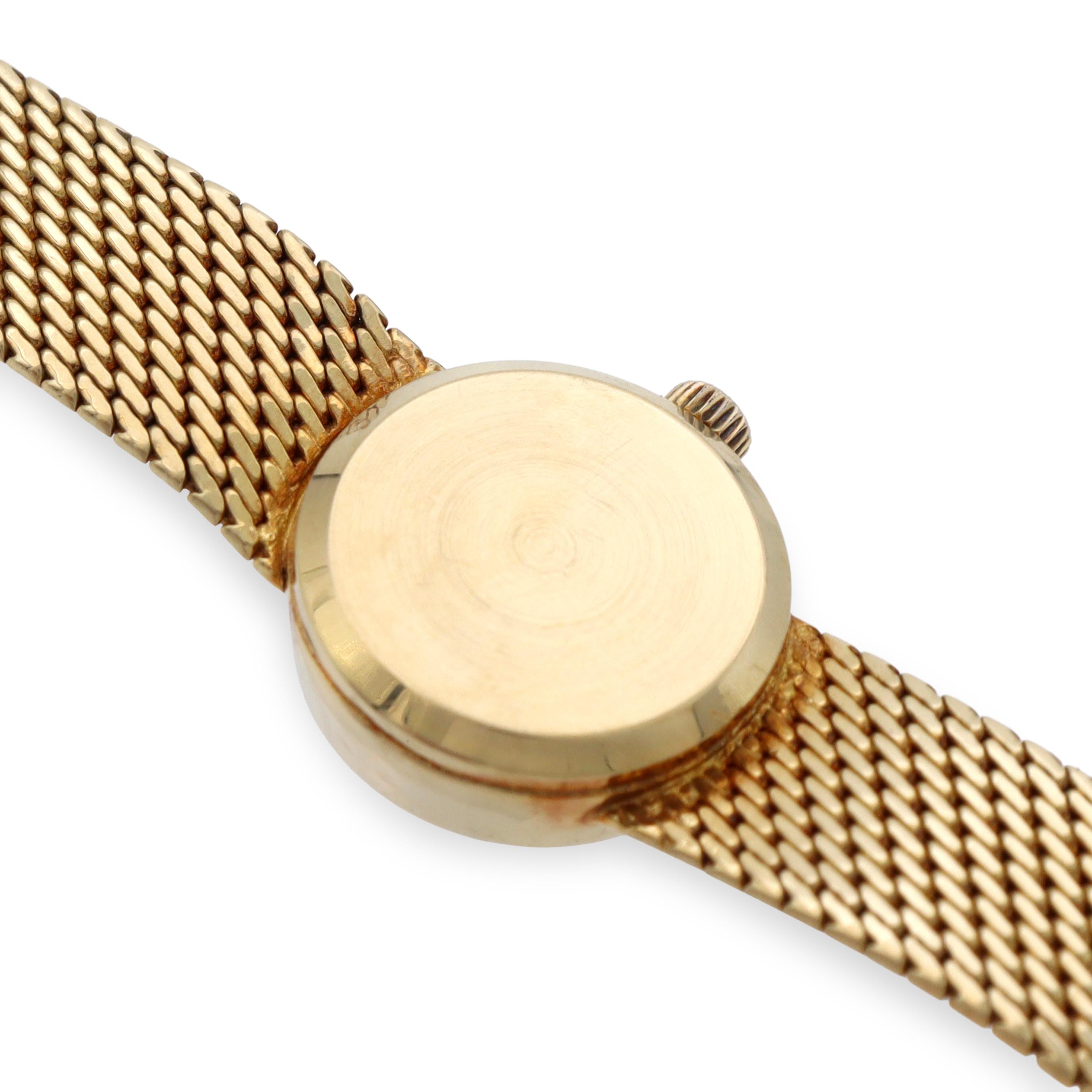 Vintage Omega 18k Yellow Gold Women's Cocktail Watch