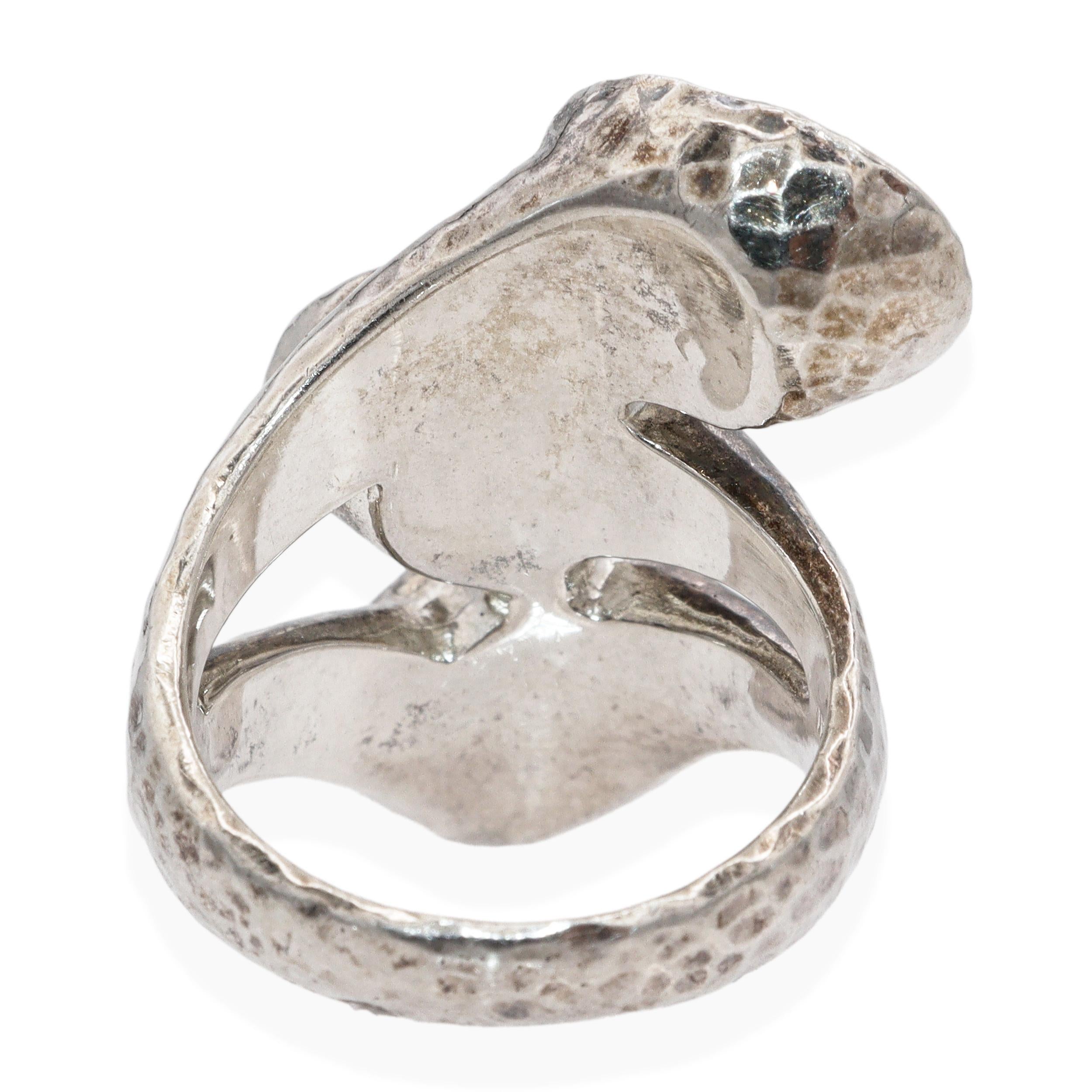 Ippolita Sterling Silver Quartz Triple Stone Statement Ring